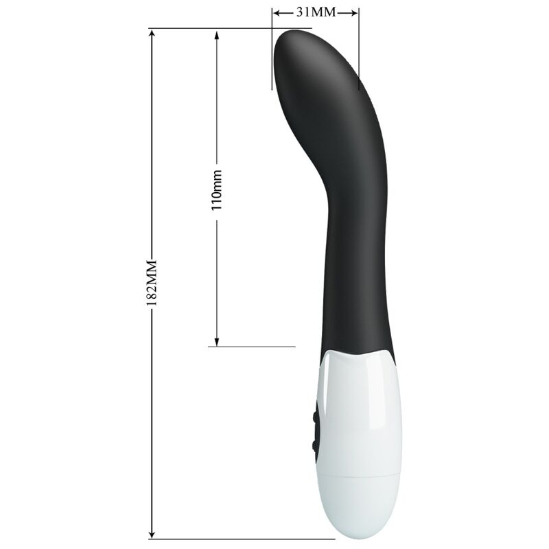Pretty Love - Bishop Vibrador Punto G 30 Modos Negro