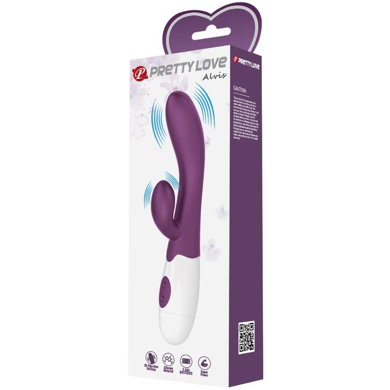 Pretty Love - Alvis Vibrador Rabbit & Punto G Morado