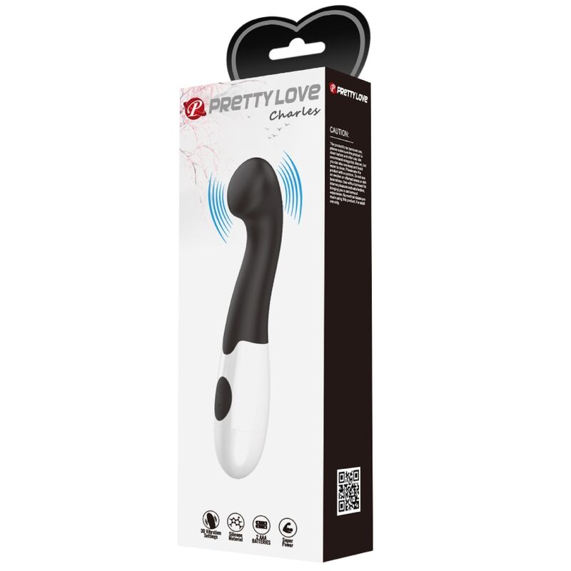 Pretty Love - Charles Vibrador Punto G 30 Modos Negro