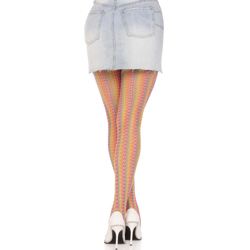Leg Avenue - Medias De Crochet Multicolor
