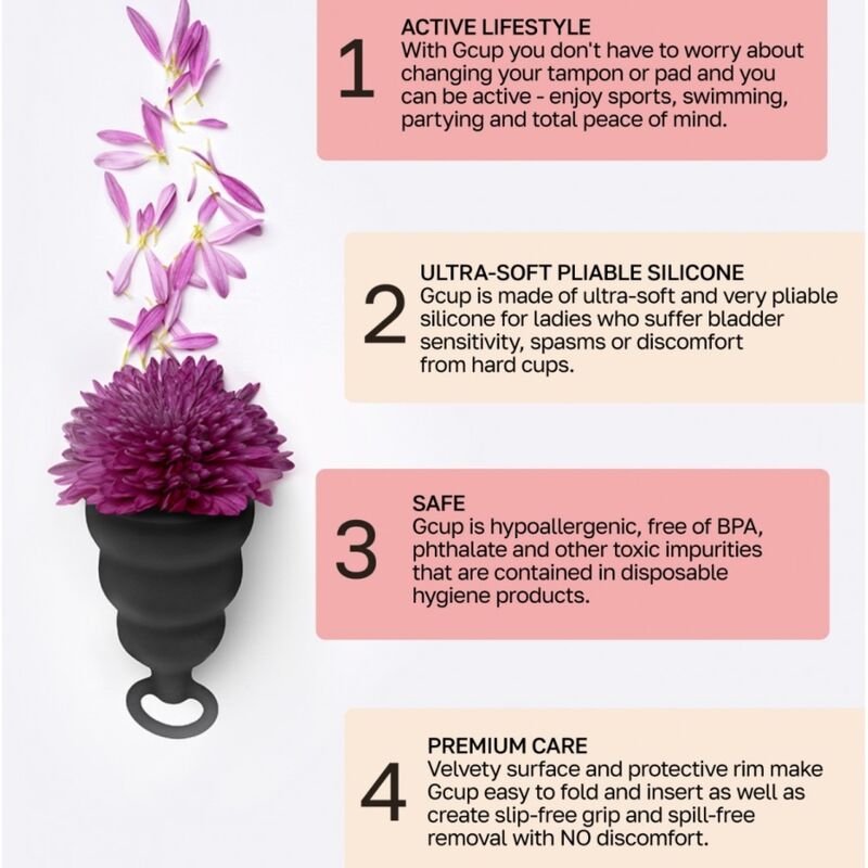 G-Vibe - Gcup Copa Menstrual Negra