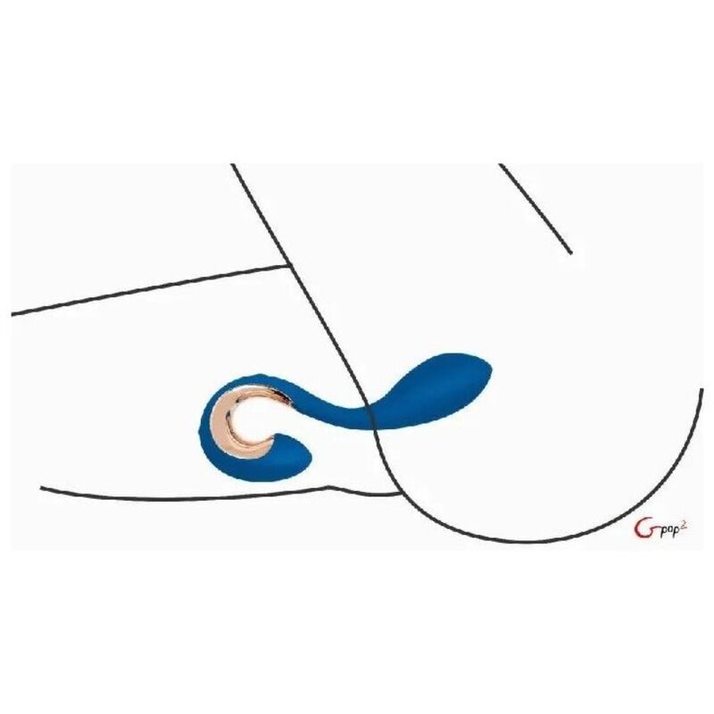 G-Vibe - Gpop 2 Vibrador Punto G Y P Azul Indigo