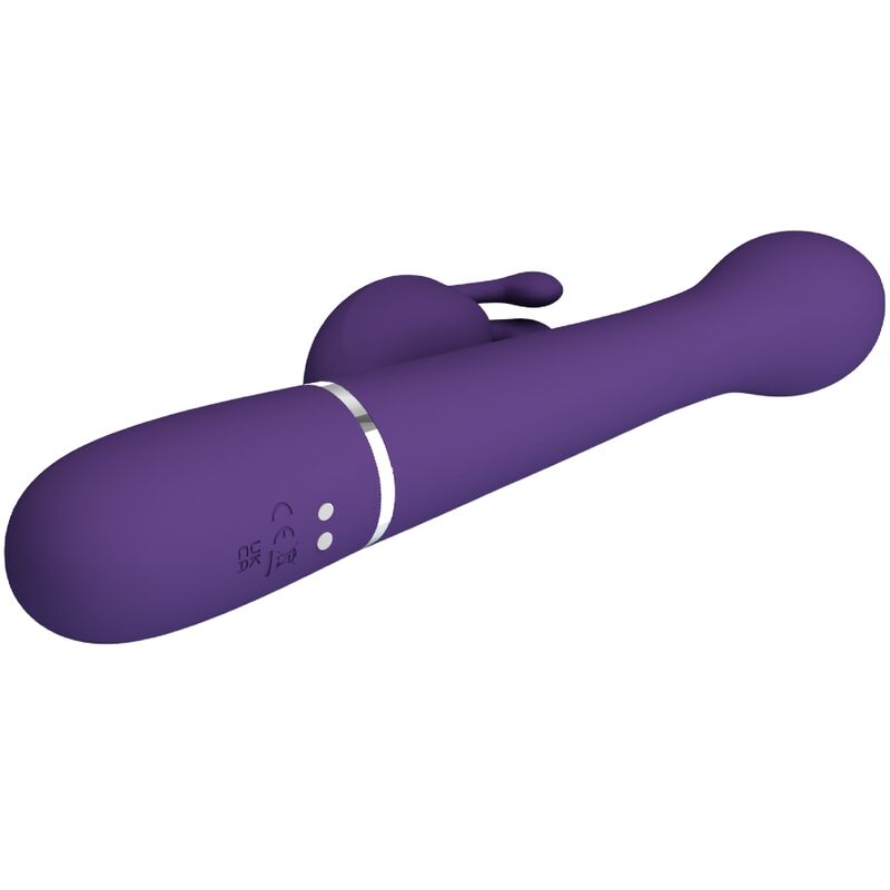 Pretty Love - Dejon Vibrador Rabbit 3 En 1 Multifunción Morado