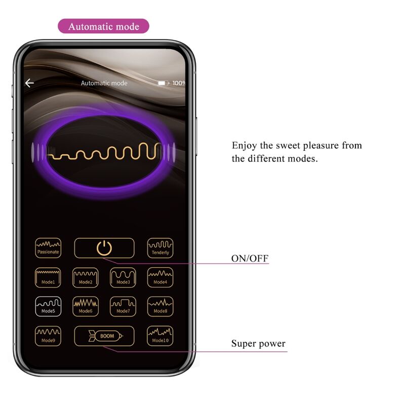 Pretty Love - Hector Vibrador Electroshock App Gratuita Violeta