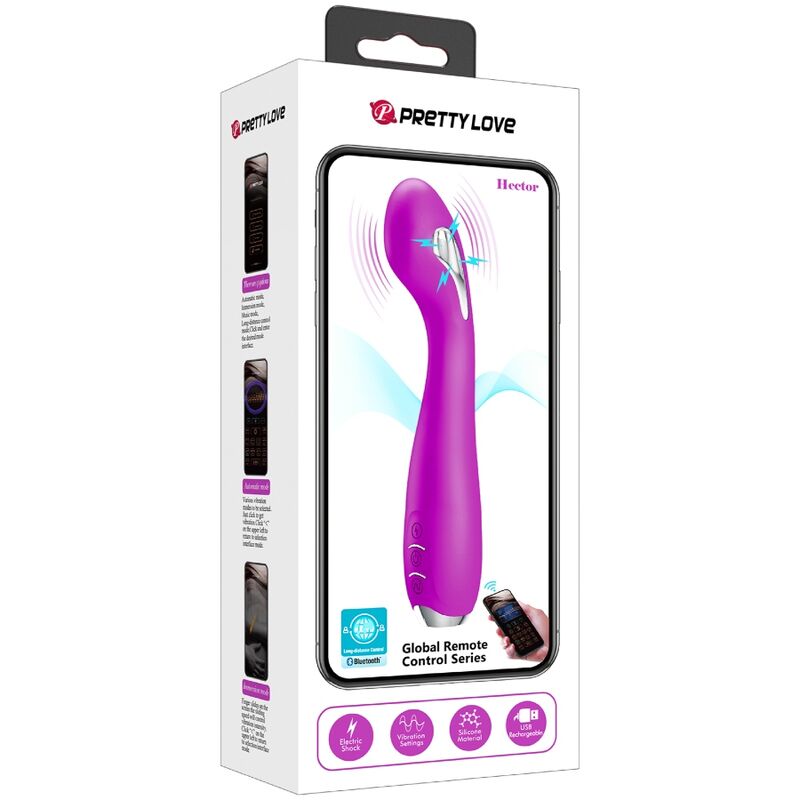 Pretty Love - Hector Vibrador Electroshock App Gratuita Violeta