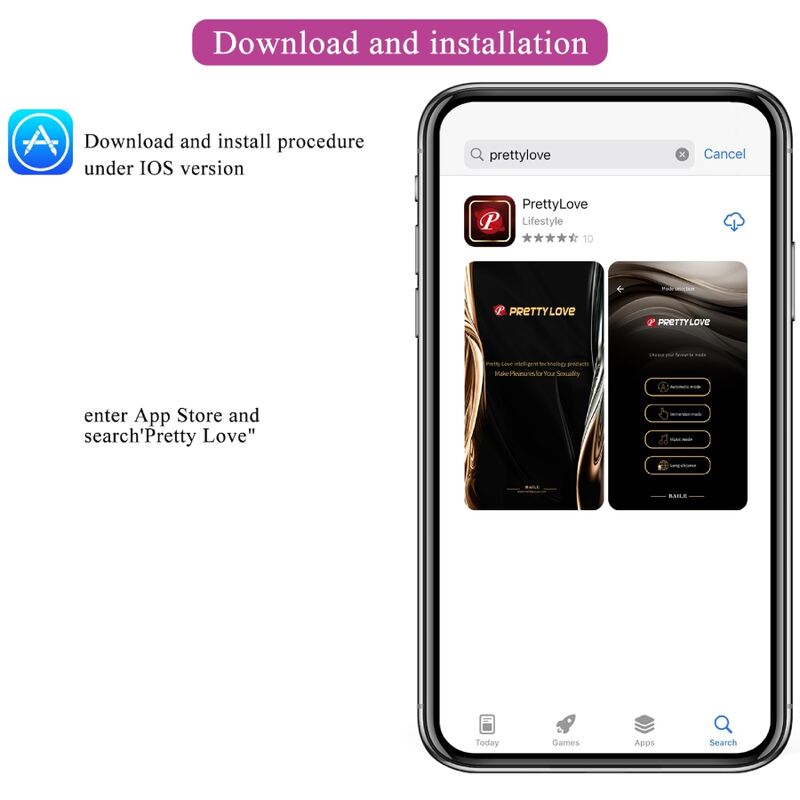 Pretty Love - Hector Vibrador Electroshock App Gratuita Violeta