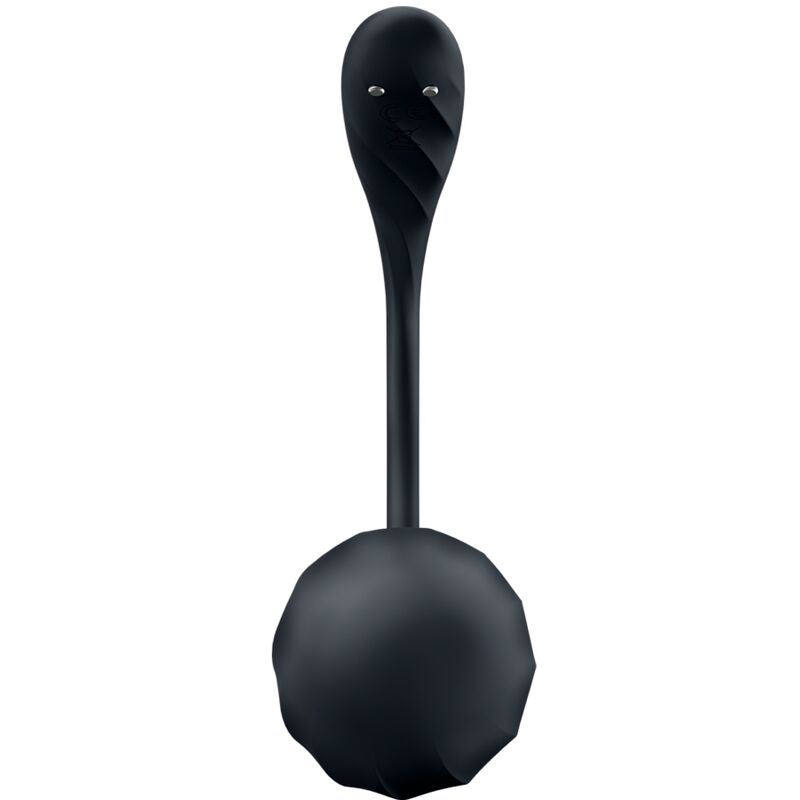 Satisfyer - Ribbed Petal Estimulador Punto G Control Remoto Negro App Gratuita