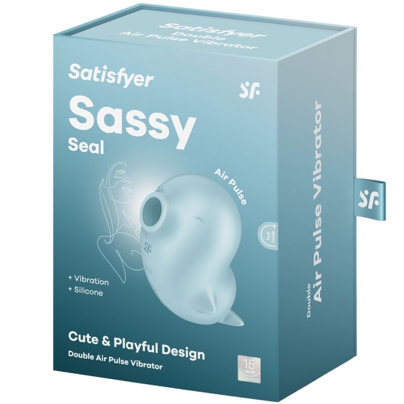 Satisfyer - Sassy Seal Estimulador & Vibrador Azul