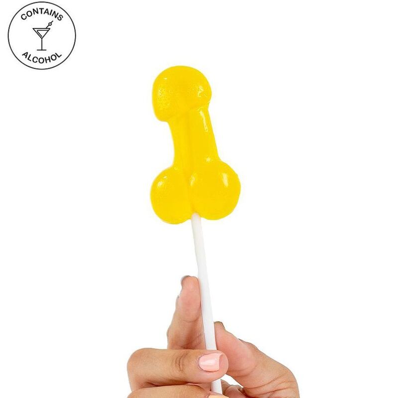 Secretplay - Piruleta Pene Gominola Con Alcohol Piña Colada