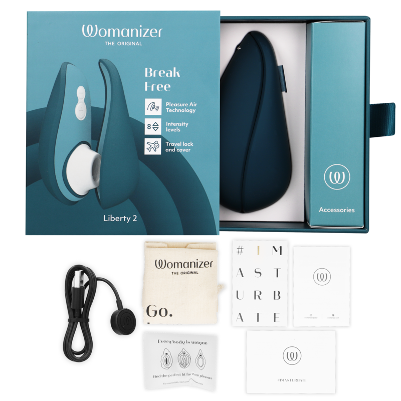 Womanizer - Liberty 2 Estimulador & Succionador Clitoris Azul