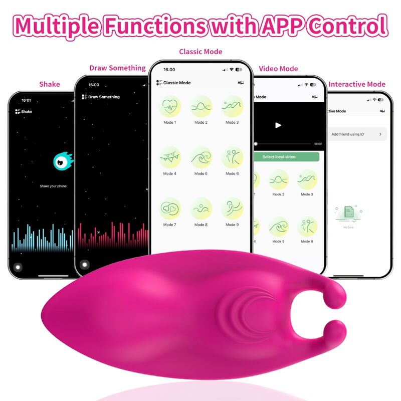 Armony - Honeybee Panties Vibrador Punto G Fucsia - App Gratuita
