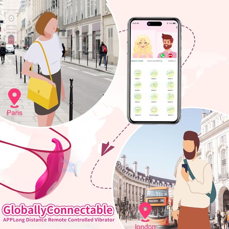 Armony - Honeybee Panties Vibrador Punto G Fucsia - App Gratuita