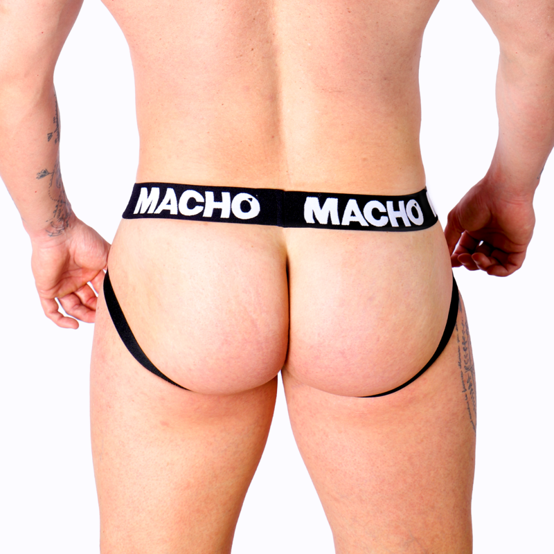 Macho - Mx27gr Jock Cuero Gris Beige L