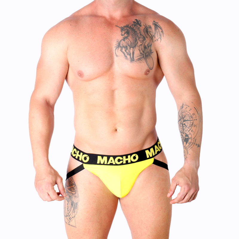 Macho - Mx25a Jock Amarillo Lycra L