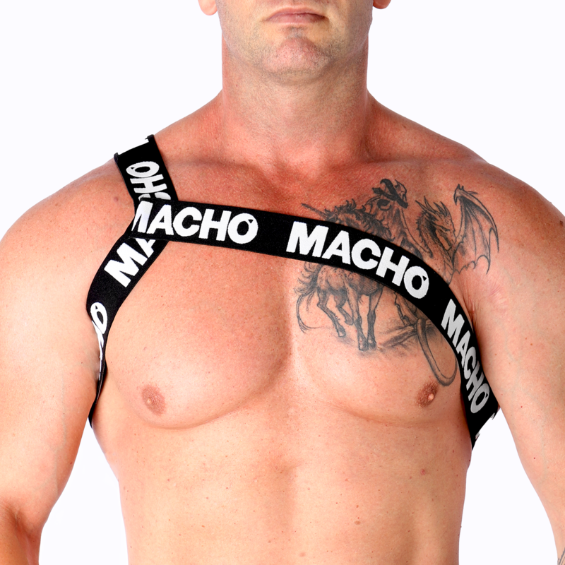 Macho - Arnes Romano Blanco L/Xl