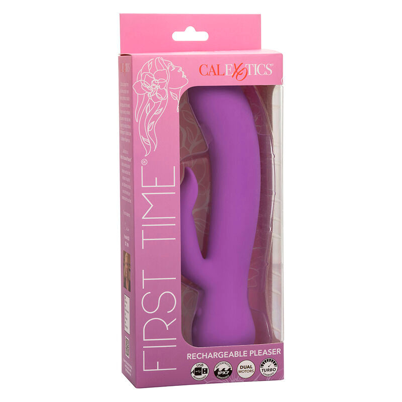Calexotics - First Time Vibrador Complaciente Recargable Morado
