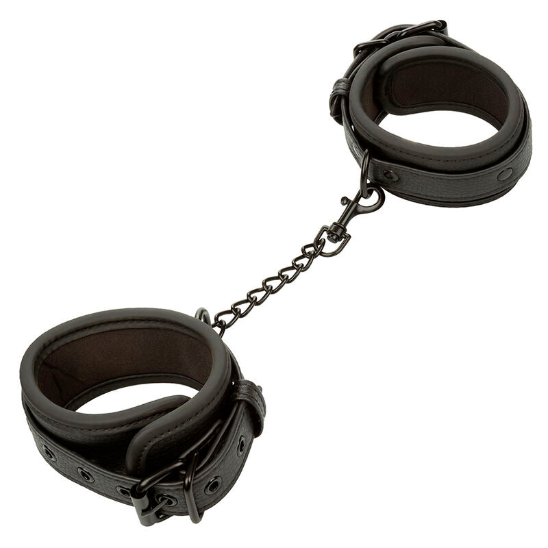 Calexotics - Nocturnal Esposas De Tobillo Cuero Ajustable Negro