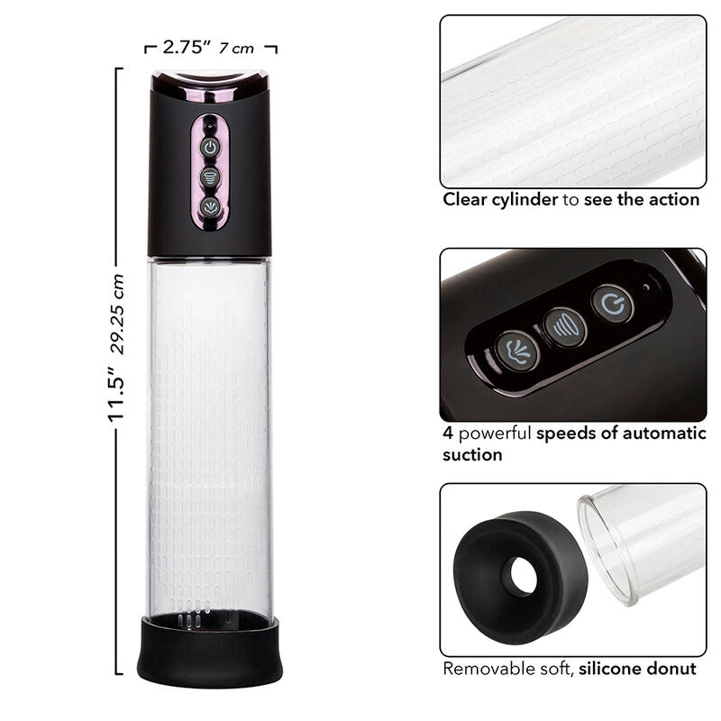 Calexotics - Peak Bomba Succionadora 4 Velocidades Negro