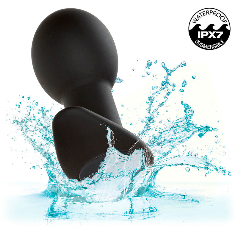 Calexotics - Rock Bottom Plug Anal 10 Vibraciones Silicona Negro