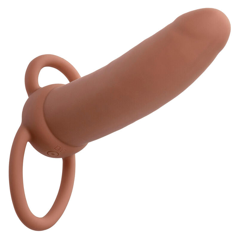 Calexotics - Maxx Doble Penetrador Grueso 10 Vibraciones Mulato