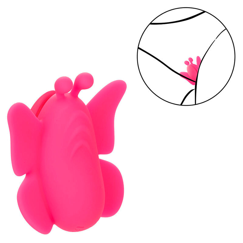 Calexotics - Neon Vibes The Flutter Vibe Estimulador 10 Vibraciones Rosa