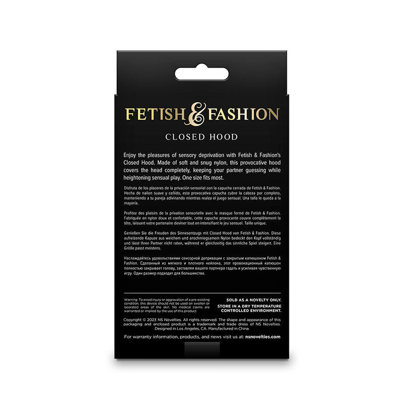 Ns Novelties - Fetish & Fashion Pasamontañas Completo Nylon Blanco