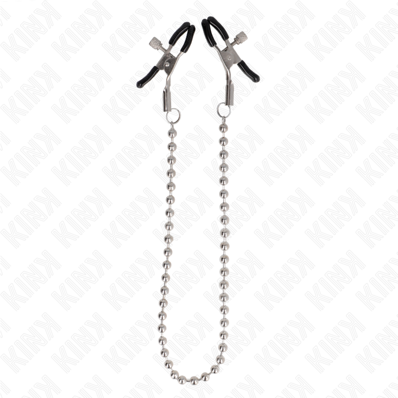 Kink - Pinzas Para Pezones Con Cadena De Bolas 30 Cm
