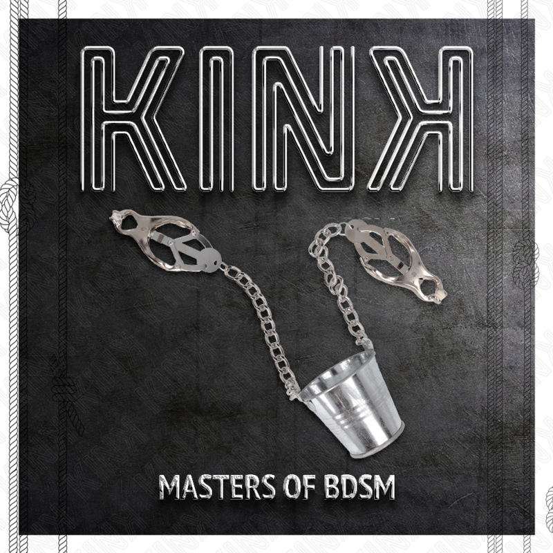 Kink - Pinzas Para Pezones Con Cubo Plateado