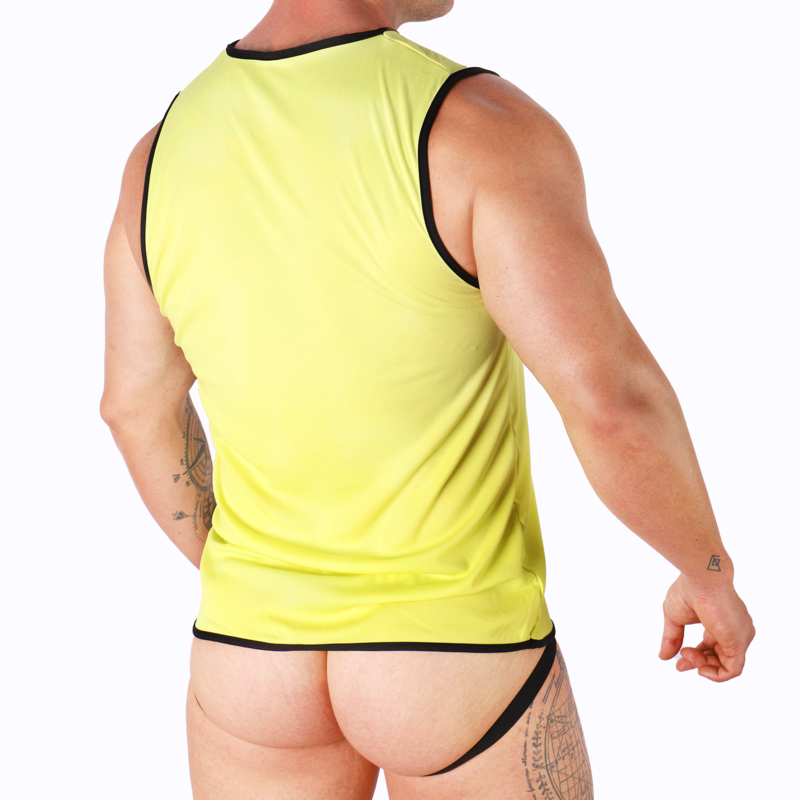 Macho - Camiseta Amarillo S/m