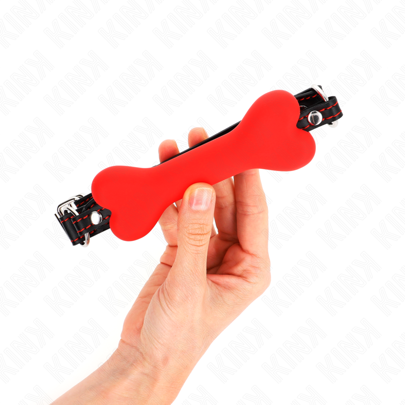 Kink - Mordaza De Hueso 12 Cm Rojo 63 X 2 Cm