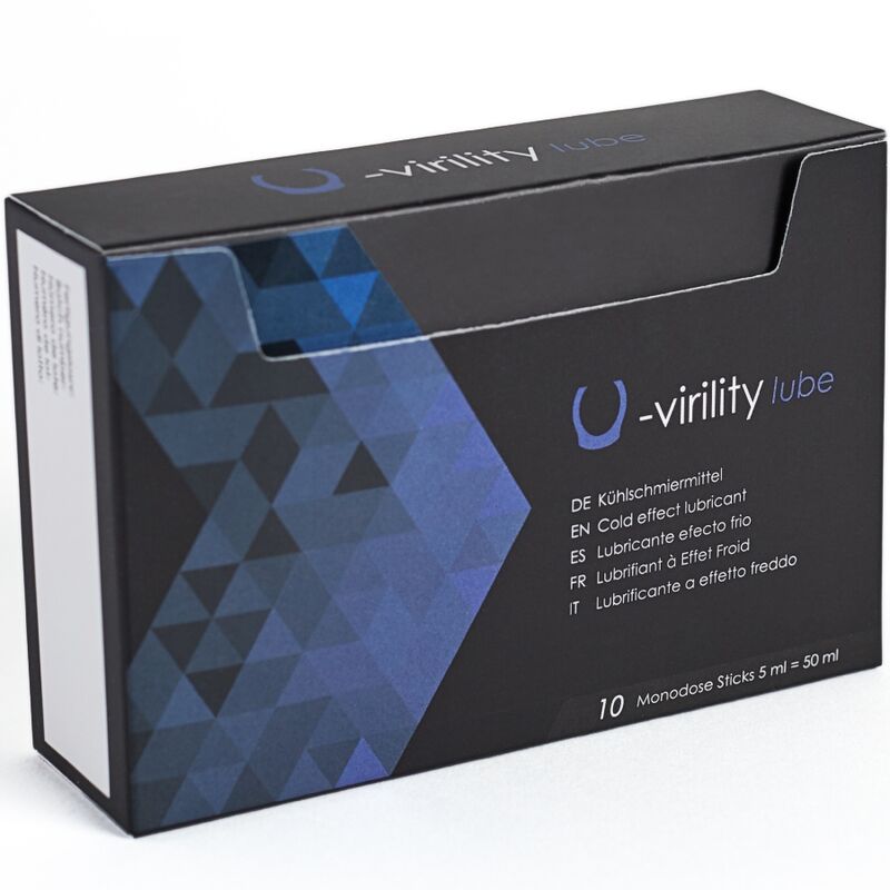 500 Cosmetics - U-Virility Lube Lubricante Efecto Frio 10 X 5 Ml