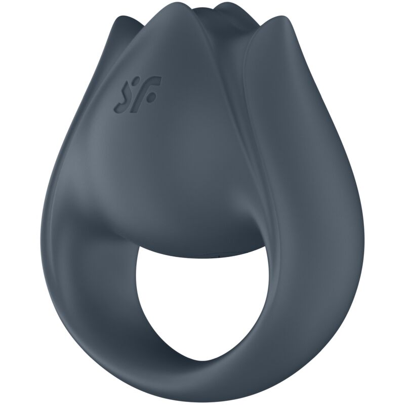 Satisfyer - Perfect Pair 2 Multivibrador 2 En 1 Anillo Para Pene & Estimulador De Dedo Gris