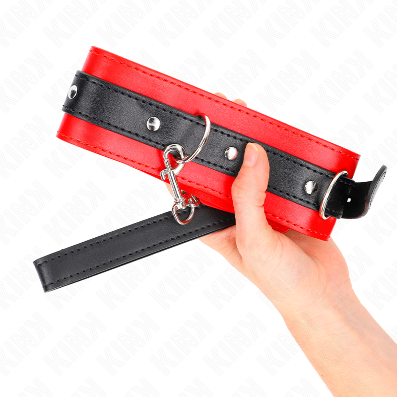 Kink - Collar Con Correa 65 Cm Rojo 54 X 4.5 Cm