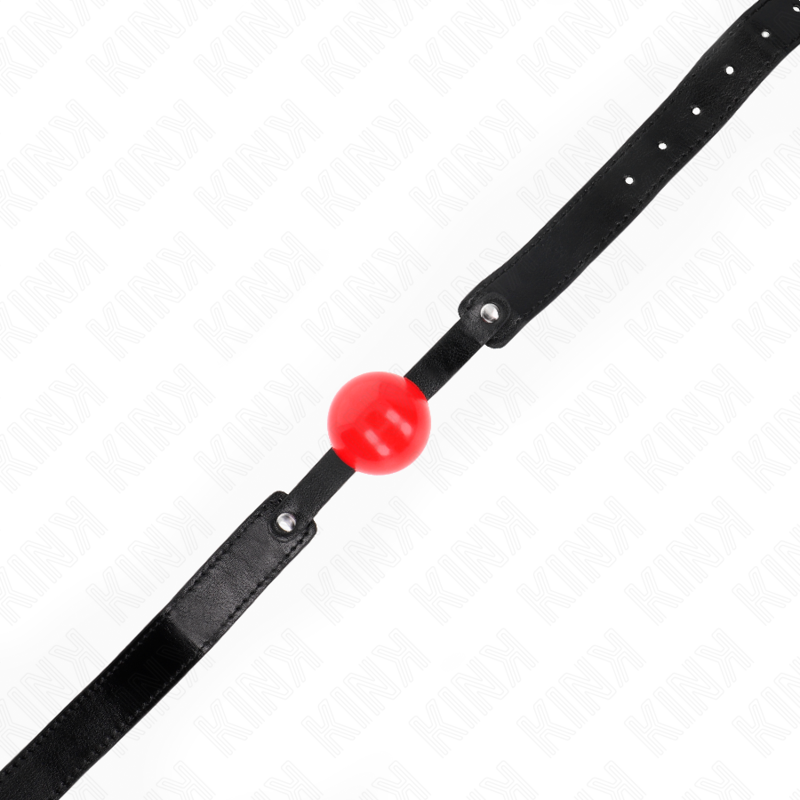 Kink - Mordaza De Bola 4 Cm Suave De Tpe Modelo 1 66 X 2.5 Cm Ajustable 41-61 Cm