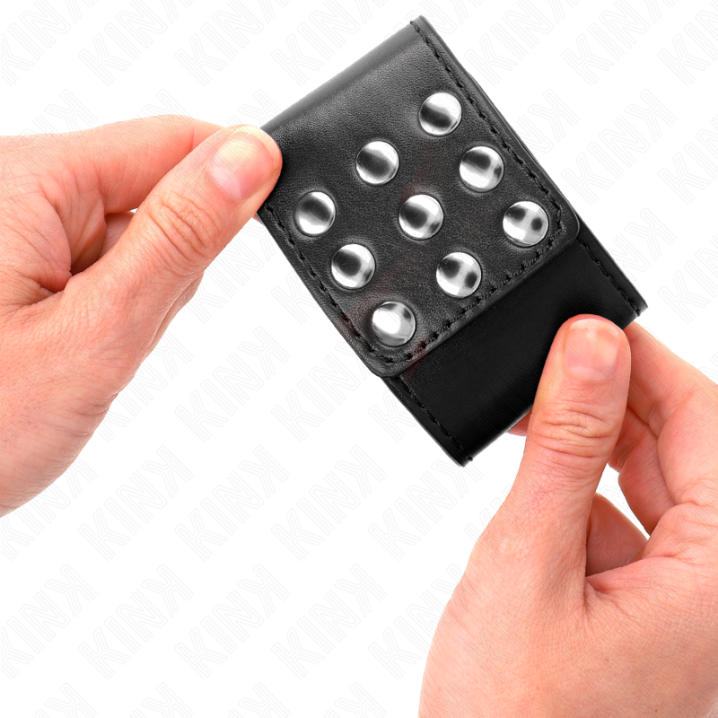 Kink - Muñequeras Con Cierre A Presión Ajustable Negro 19-24 Cm X 5.5 Cm