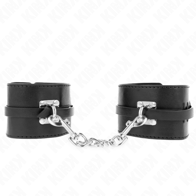 Kink - Muñequeras Deluxe Con Cierre De Candado Ajustable 14.5-21 Cm X 6 Cm