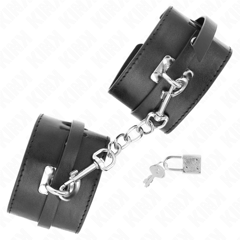 Kink - Muñequeras Deluxe Con Cierre De Candado Ajustable 14.5-21 Cm X 6 Cm