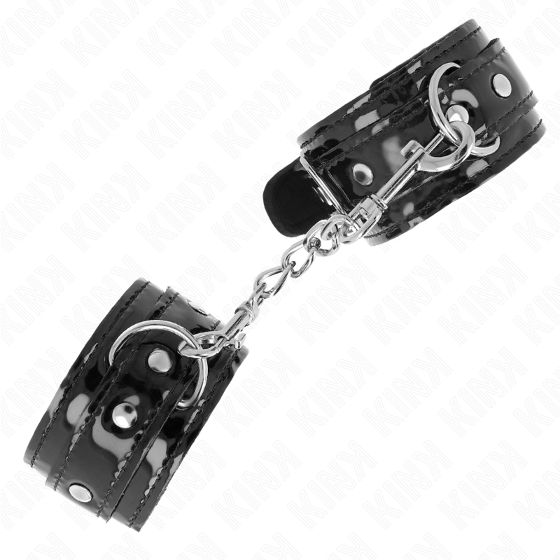 Kink - Muñequeras De Neopreno Brillante Ajustable 17-24 Cm X 4.5 Cm