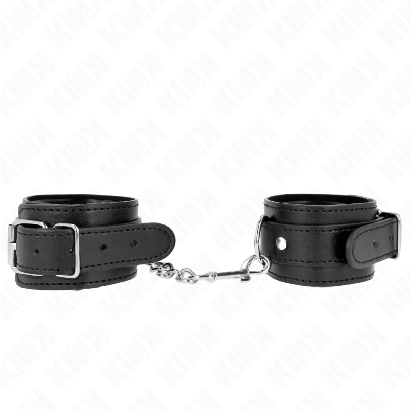 Kink - Muñequeras Finas Negro Ajustable 21-33 Cm