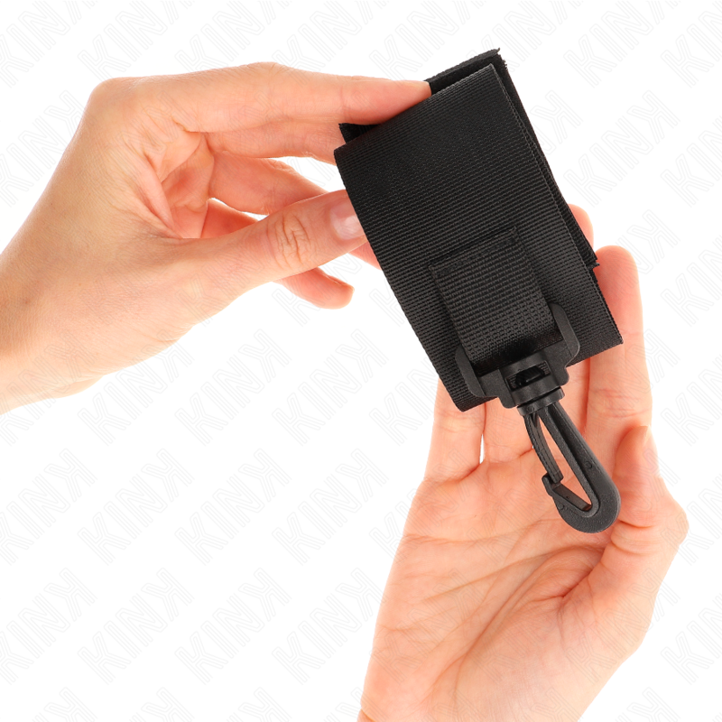 Kink - Muñequeras Nylon Negro