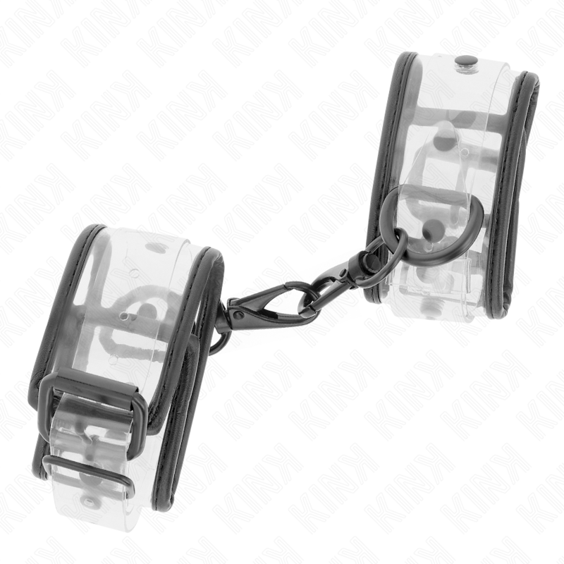Kink - Muñequeras Transparentes Ajustable 18-30 Cm X 5.5 Cm