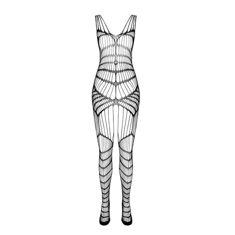 Passion - Bs 102 Bodystocking Blanco Talla Única