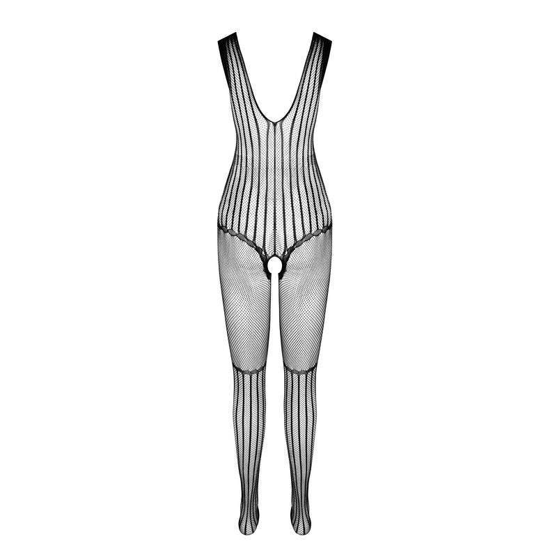 Passion - Bs 103 Bodystocking Negro Talla Única