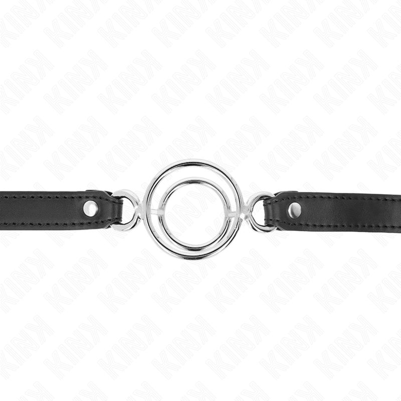 Kink - Mordaza Con Múltiples Juntas Tóricas 5 Cm Negro 63 X 2.5 Cm
