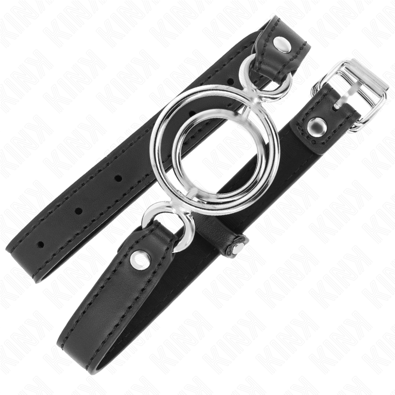 Kink - Mordaza Con Múltiples Juntas Tóricas 5 Cm Negro 63 X 2.5 Cm
