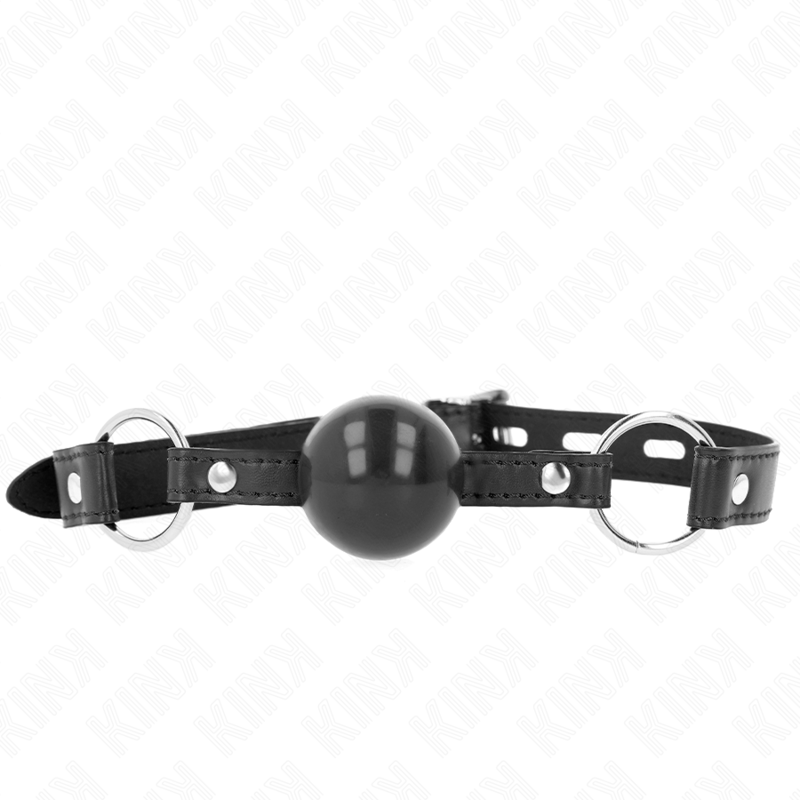 Kink - Mordaza De Bola 4 Cm Tpe Negro 60 X 2 Cm