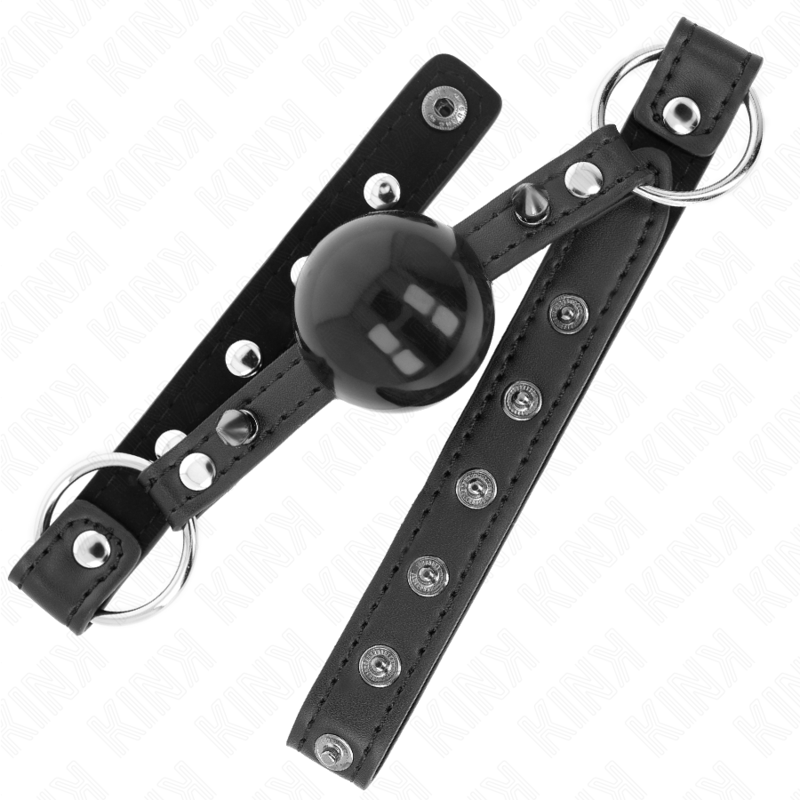 Kink - Mordaza De Bola 4 Cm Con Remache De Punta Y Cierre A Presión 65 X 2 Cm