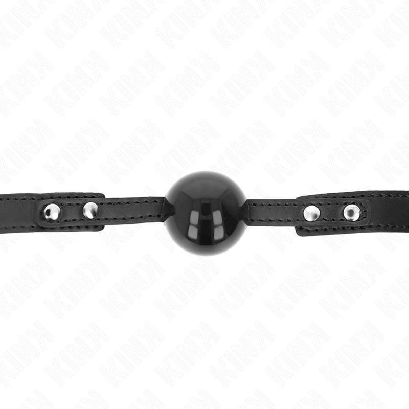 Kink - Mordaza De Bola 4 Cm Suave De Tpe Modelo 3 60 X 2 Cm Ajustable 37-52 Cm