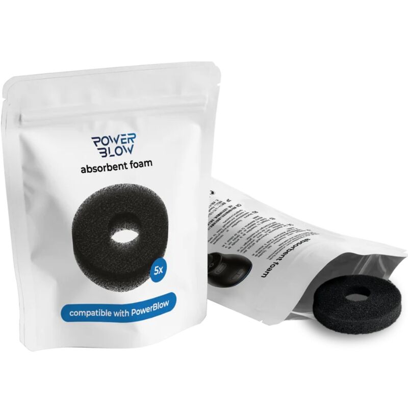 Kiiroo - Power Blow Espuma Absorbente De Respuesto 5 Unidades