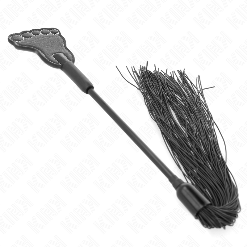Kink - Pala Forma De Pie Con Látigo De Borla 31 Cm